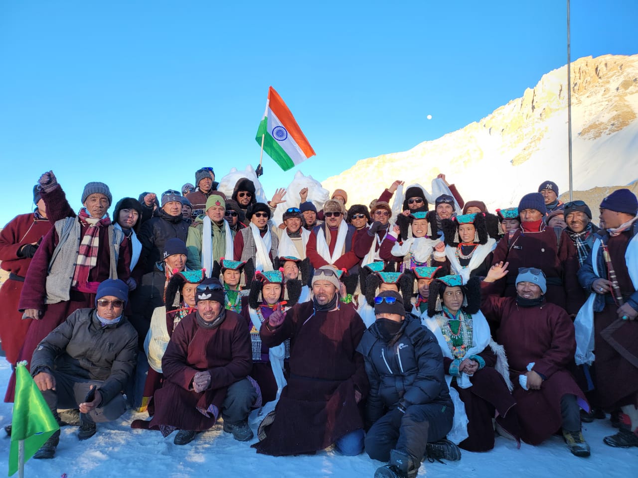 लद्दाख ने सर्वाधिक ऊंचाई पर गणतंत्र उत्सव मनाने का रिकार्ड बनाया