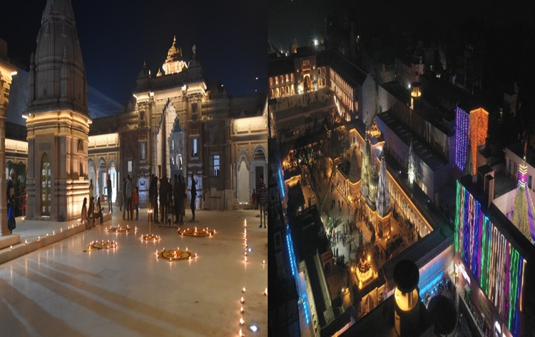 प्रधानमंत्री नरेंद्र मोदी आज वाराणसी में काशी विश्वनाथ धाम का लोकार्पण करेंगे। मंदिर परिसर का पुनरूद्धार किया गया है