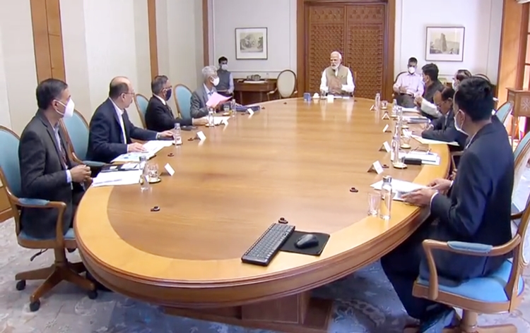 प्रधानमंत्री नरेंद्र मोदी ने आज यूक्रेन की स्थिति पर समीक्षा बैठक की