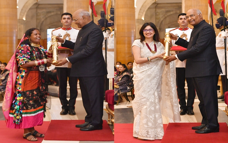 आज अंतर्राष्‍ट्रीय महिला दिवस है, राष्‍ट्रपति रामनाथ कोविंद ने उत्‍कृष्‍ट कार्य करने वाली 29 महिलाओं को प्रतिष्ठित नारी शक्ति पुरस्‍कार प्रदान किये