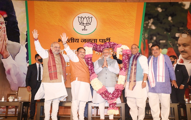 उत्तर प्रदेश, उत्तराखंड, गोवा और मणिपुर में भारतीय जनता पार्टी की सत्ता बरकरार; पंजाब विधानसभा चुनाव में आम आदमी पार्टी ने शानदार जीत दर्ज की