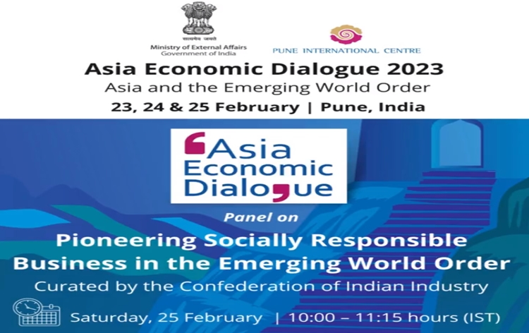 विदेश मंत्रालय का महत्‍वाकांक्षी वार्षिक कार्यक्रम एशिया आर्थिक संवाद आज पुणे में शुरू होगा