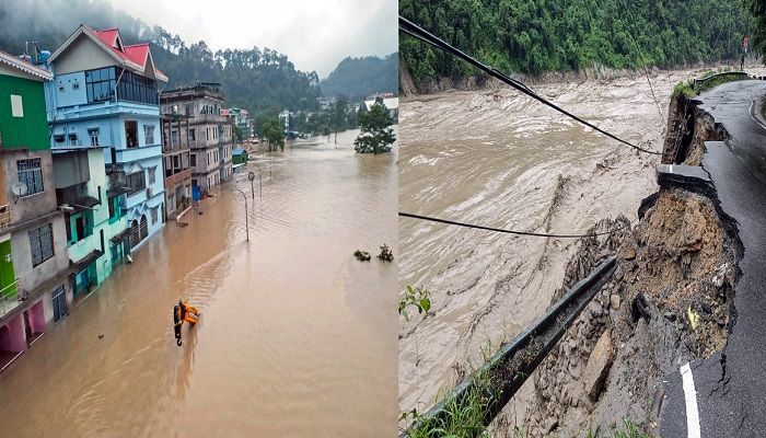 सिक्किम में बाढ़ के कारण मृतकों की संख्या बढ़कर 14 हुई, 102 लापता