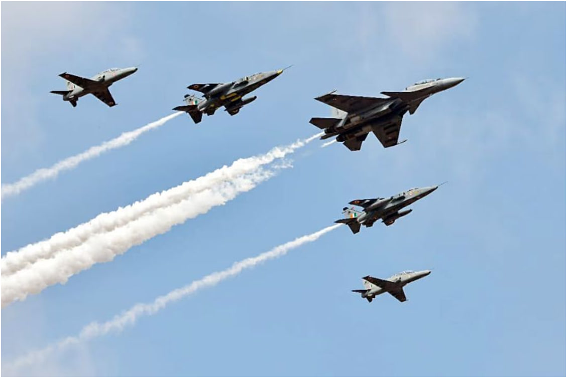 भारतीय वायुसेना का 10 दिवसीय मेगा अभ्यास 'गगन शक्ति' 1 अप्रैल से आयोजित किया जा रहा है :-