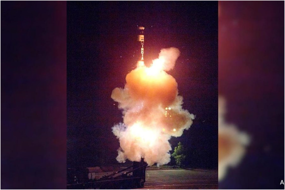 नई पीढ़ी की बैलिस्टिक मिसाइल अग्नि-प्राइम का सफल परीक्षण :-