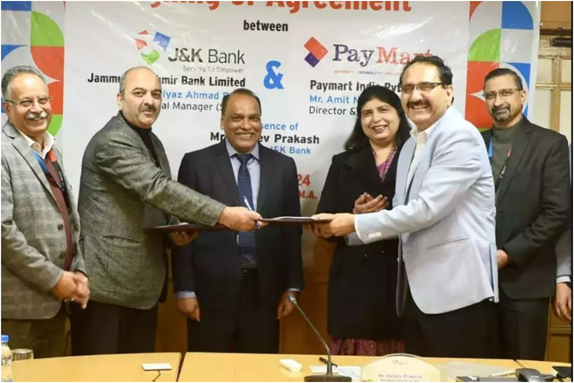 J&K बैंक ने पेमार्ट इंडिया के सहयोग से वर्चुअल ATM सुविधा शुरू की :-