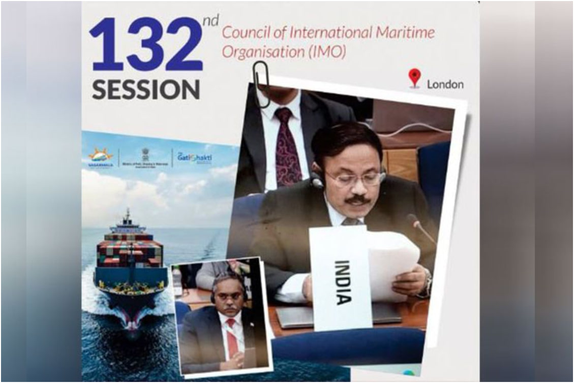 लंदन में IMO परिषद सत्र में भारत ने वैश्विक समुद्री चर्चा का नेतृत्व किया :-
