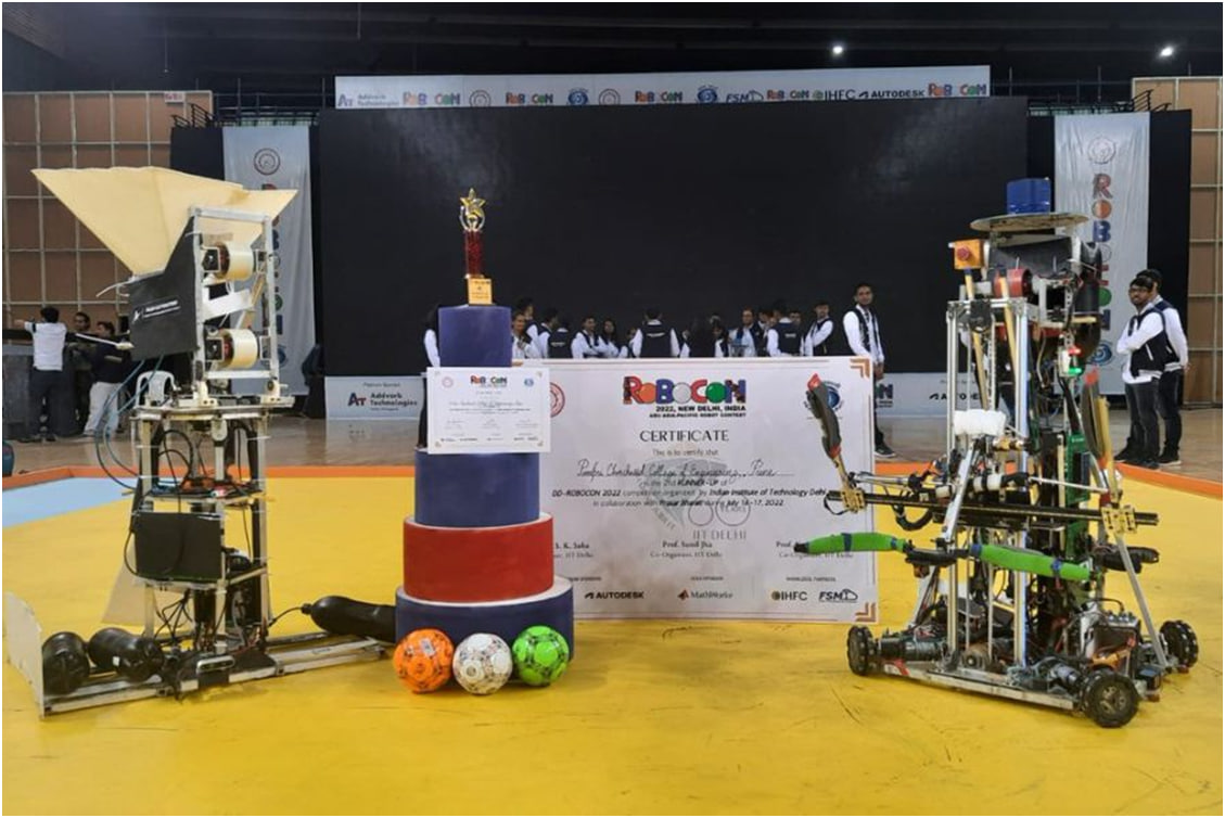 निरमा विश्वविद्यालय ने जीती रोबोट प्रतियोगिता DD-रोबोकॉन इंडिया 2024 :-