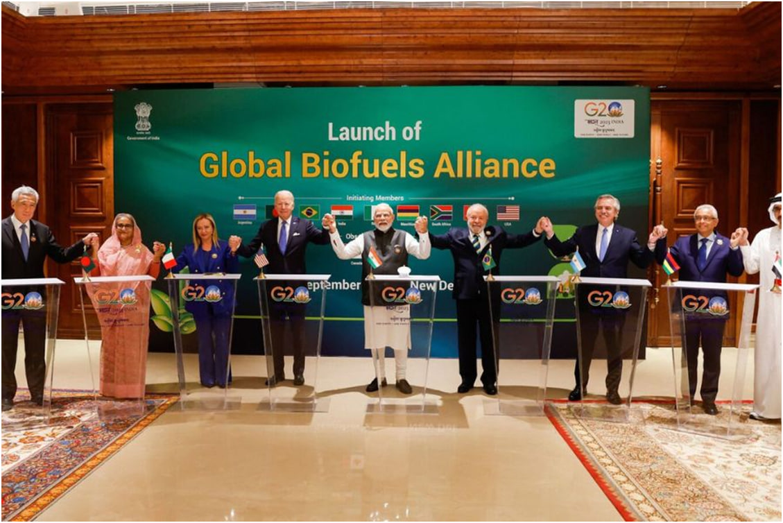 भारत ग्लोबल बायोफ्यूल्स एलायंस के साथ मुख्यालय समझौते पर हस्ताक्षर करने के लिए तैयार :-